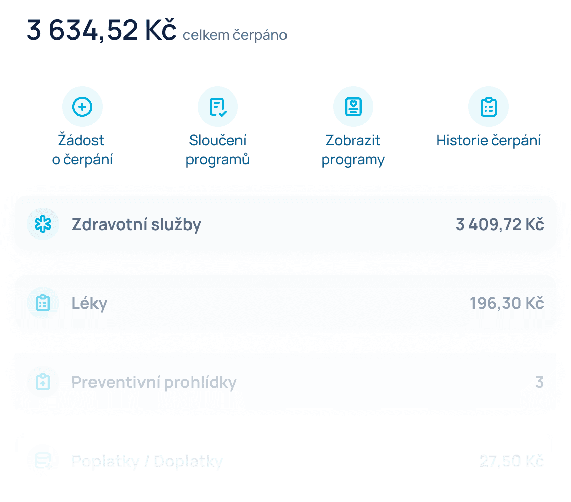 Ukázka sekce zdraví